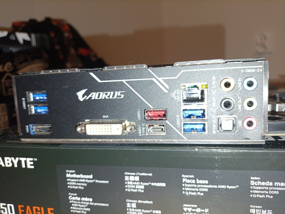 aorus b450 elite + ryzen 5 3600 + pamięć RAM DDR4 3200mhz 16gb
