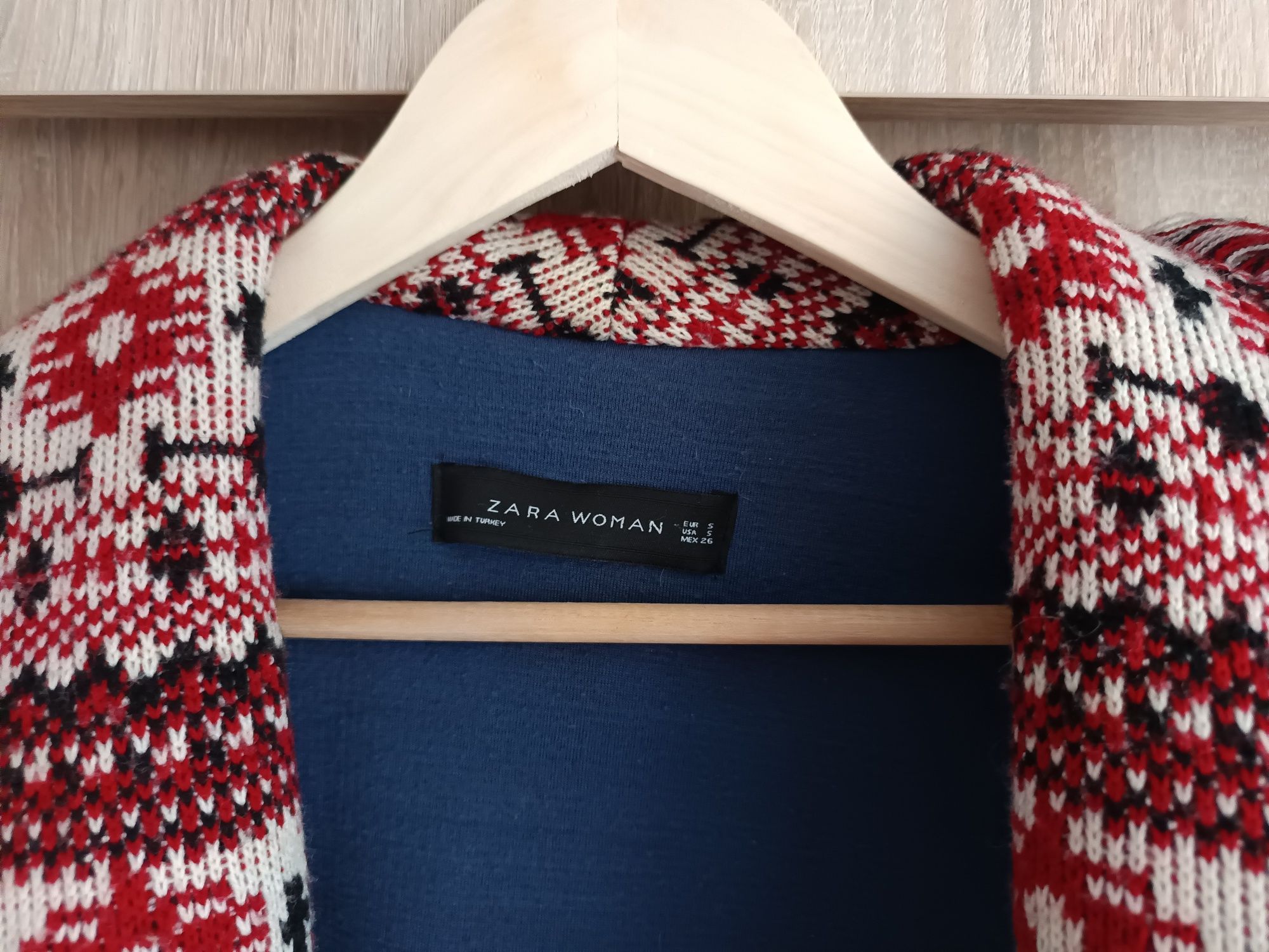 Sweter/płaszczyk/narzutka etno, boho S/M  S/M Zara