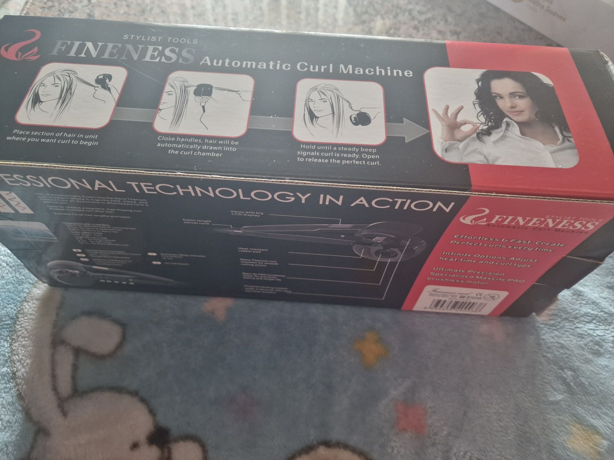 Modelador de cabelo automático