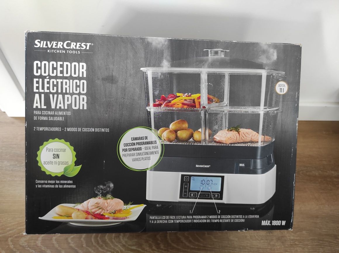 Máquina de cozinhar a vapor Silvercrest