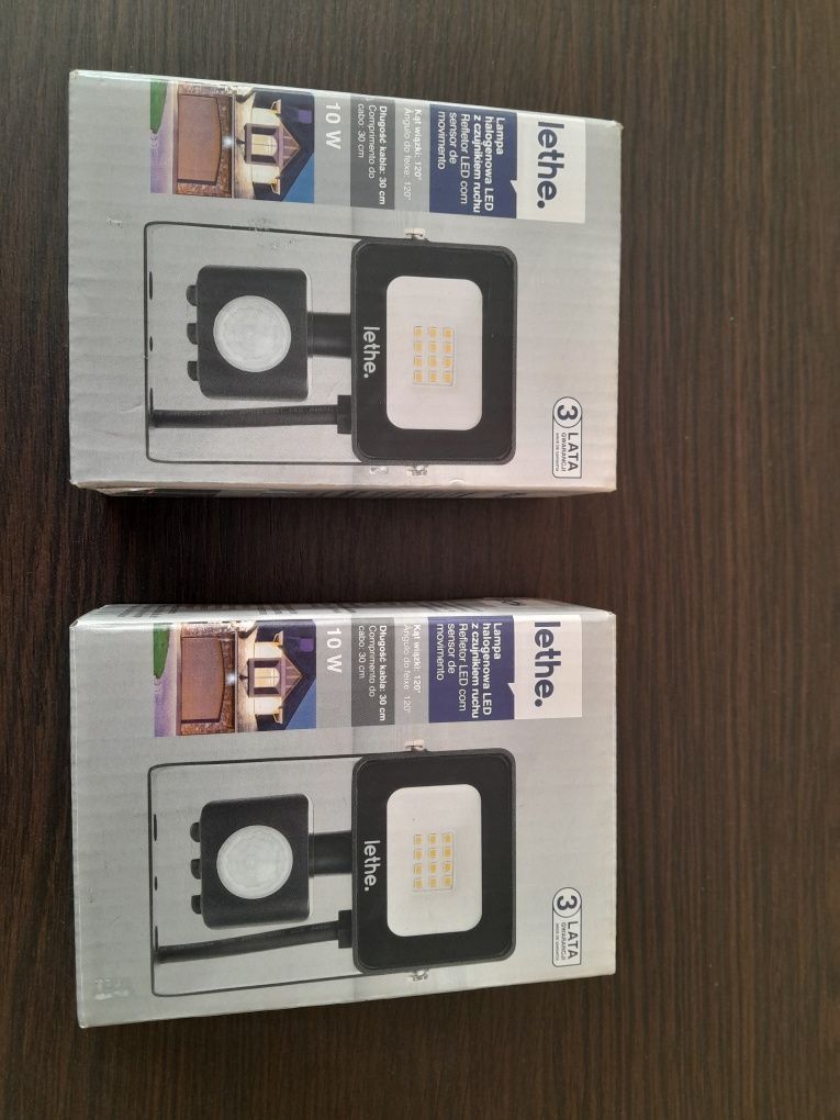 Lampki led czujnik ruchu 10w cena 2sztuki