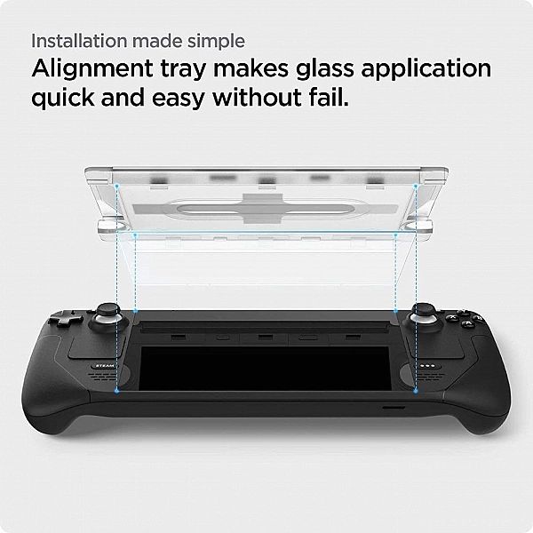 Szkło Hartowane Spigen Glas.tr "Ez Fit" Steam Deck Clear