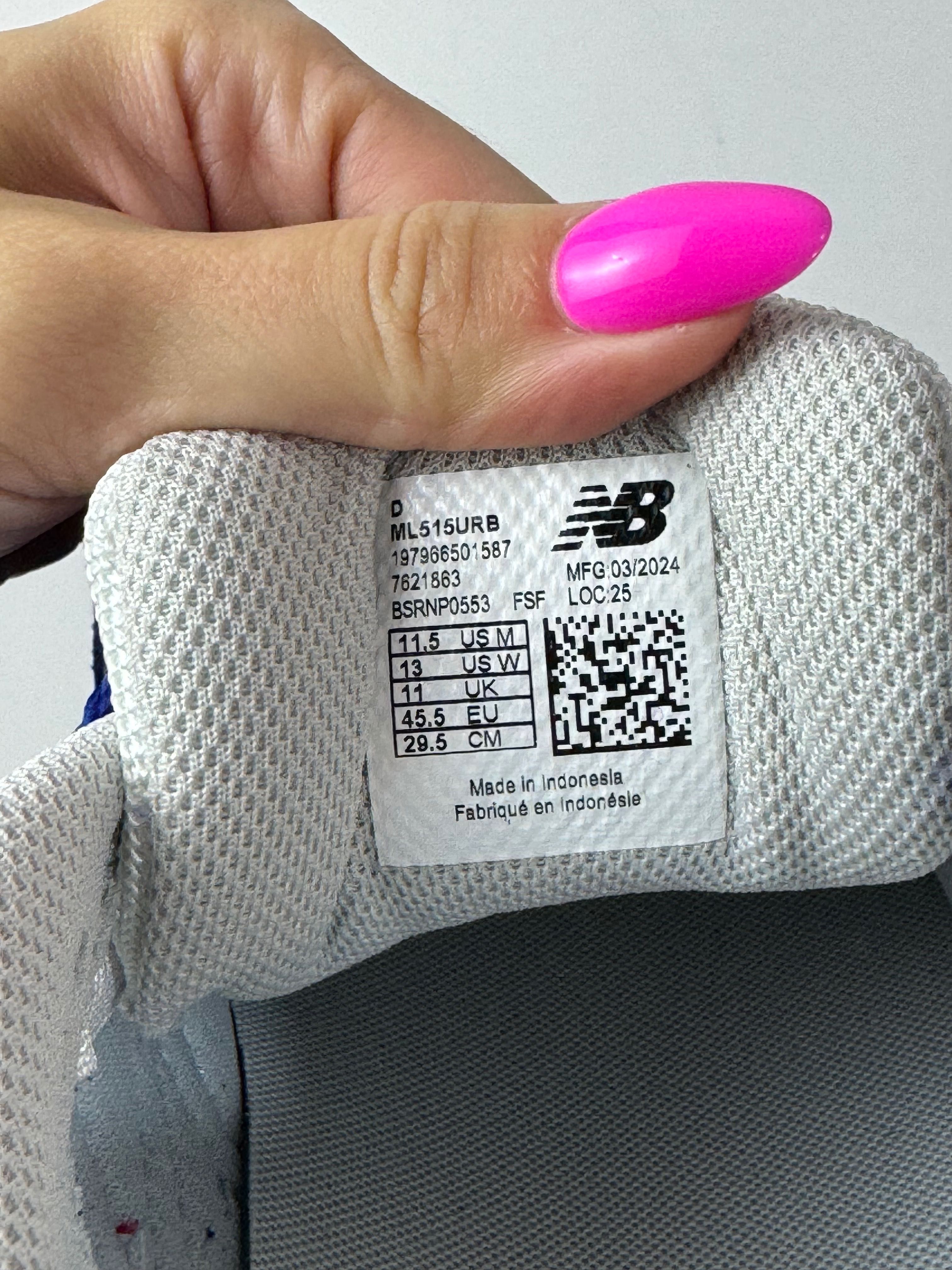 Чоловічі шкіряні кросівки New Balance 515 - 45,5 розмір