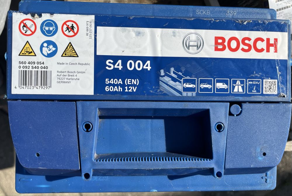 Akumulator Bosch 60Ah 540A uż. ok. roku stan bdb 0 092 s40 040