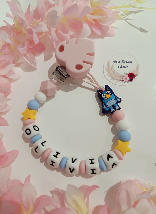 Prendedor de chupeta em silicone