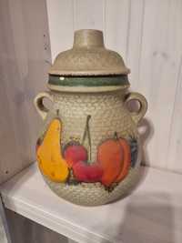 Vintage Rumtopf ceramiczny słoik