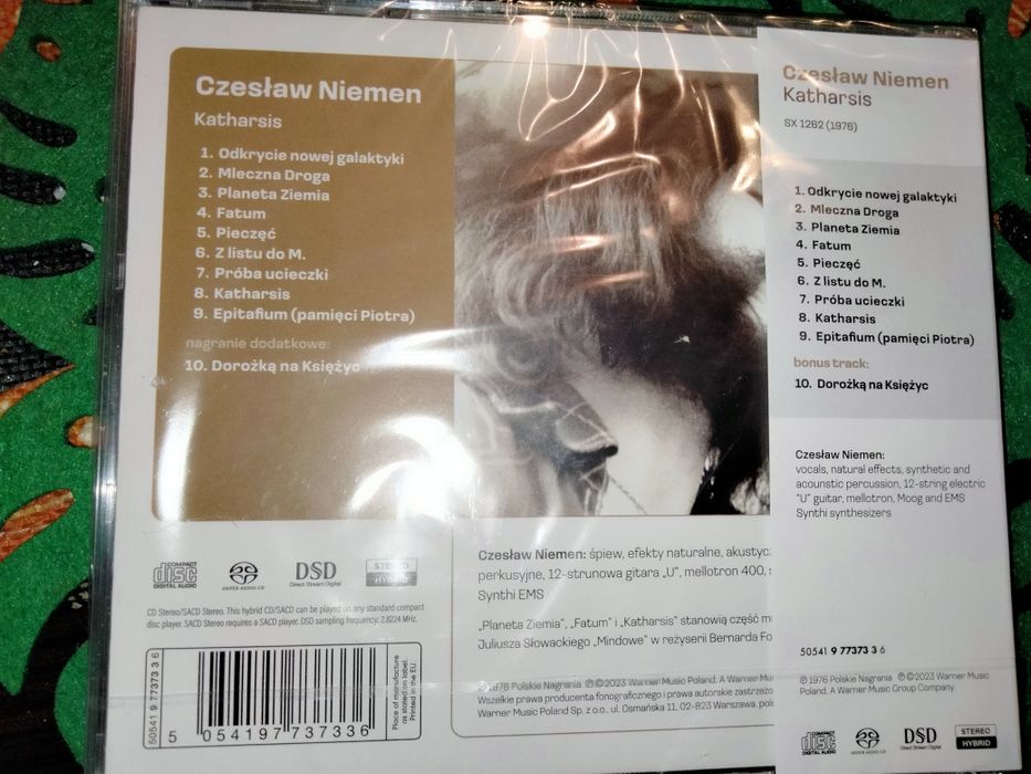 Płyta Limited Edition SACD HYBRID Czesław Niemen Katharsis. Nowa folia