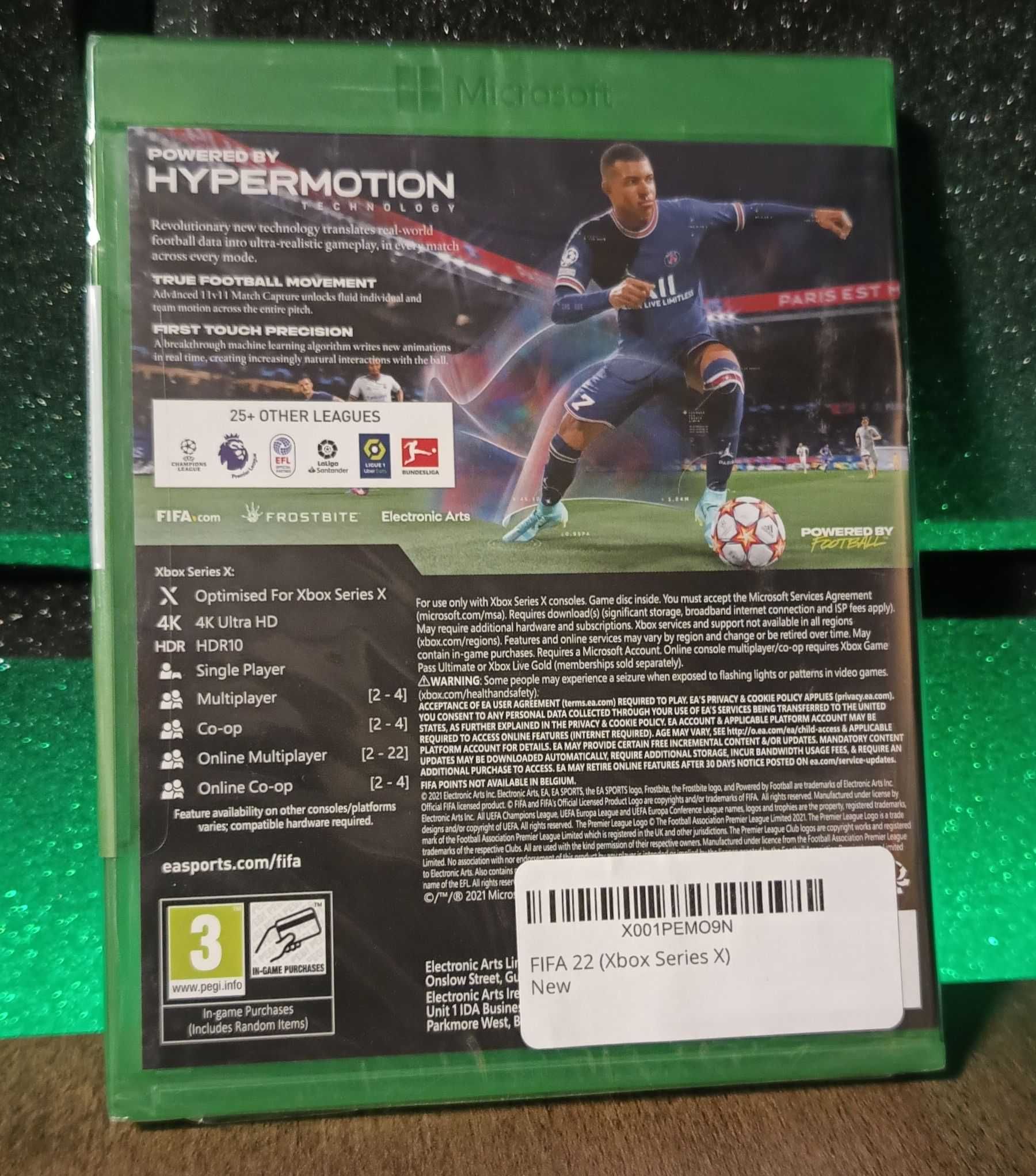FIFA 22 Xbox Series X - piłka nożna na Xboksa