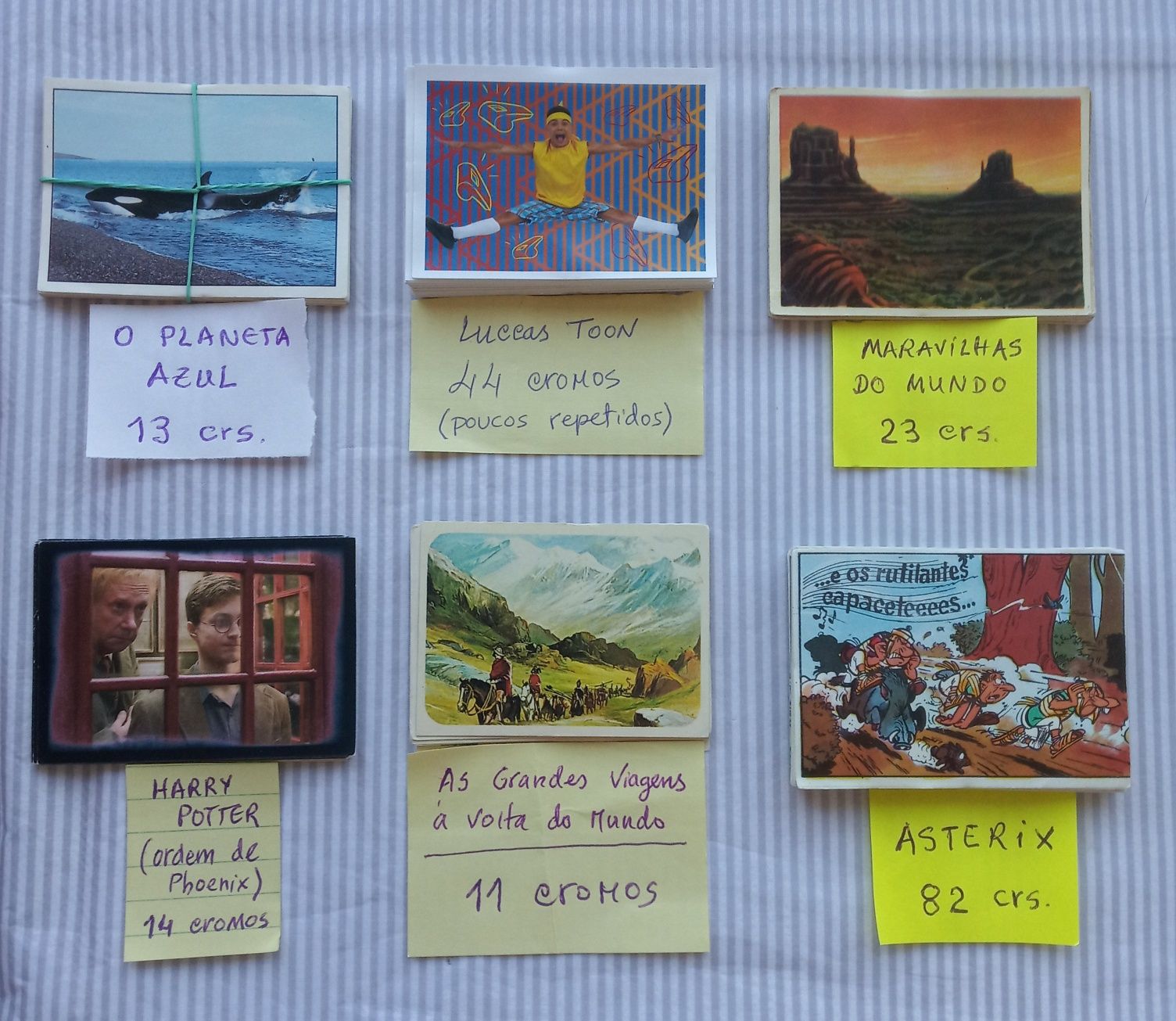 Lote de CROMOS de diversas Coleções