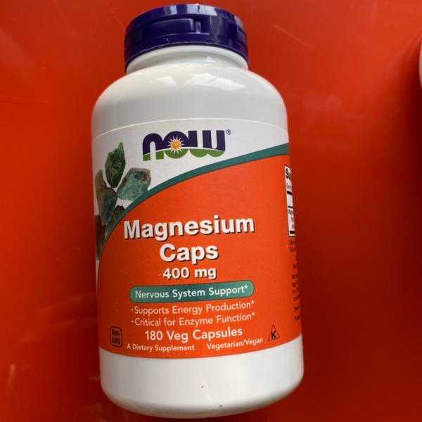 Магний, 400 мг в одной капсуле, США, 180 капсул