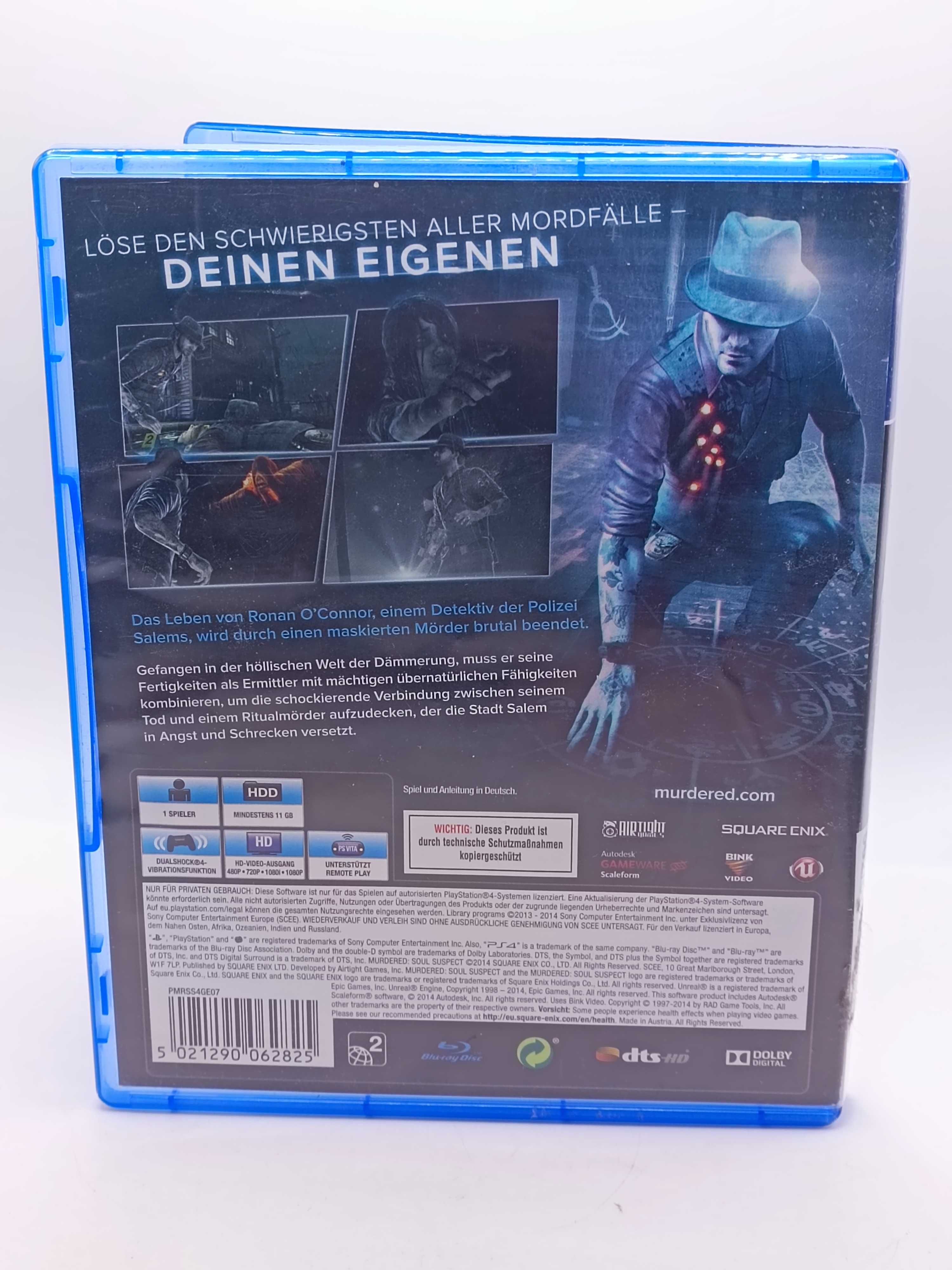 GRA Murdered Soul Suspect NA PS4 502/06/25s