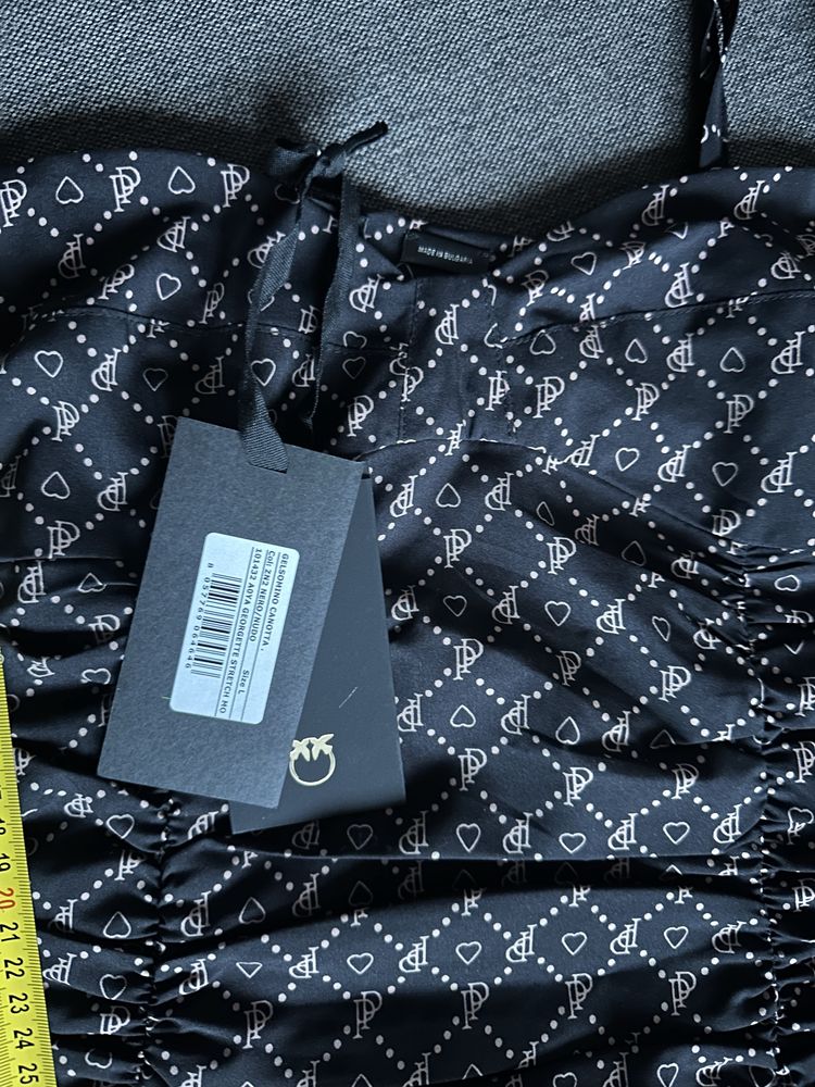 Pinko komplet monogram spodnie bluzka