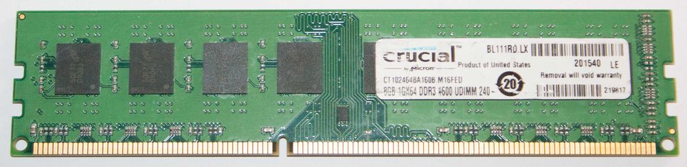 DDR3-8GB х4 1600MHz DIMM 1.5/1.35V Оригинал