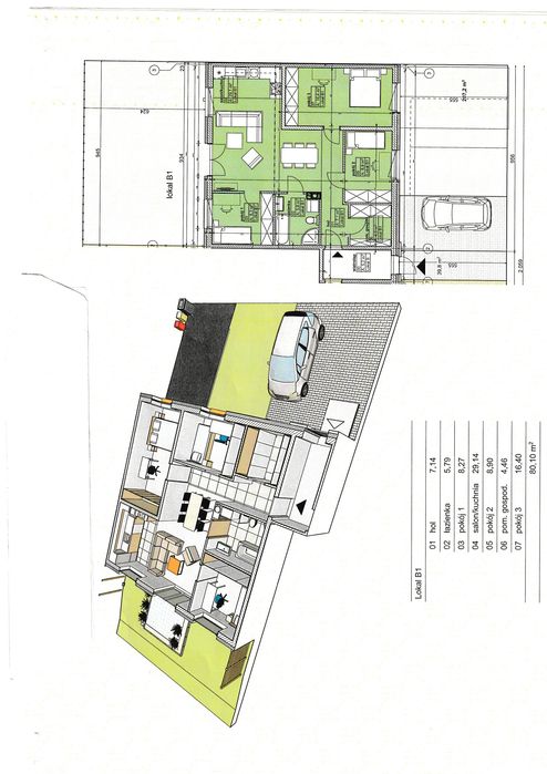 Mieszkanie bezczynszowe 70m2