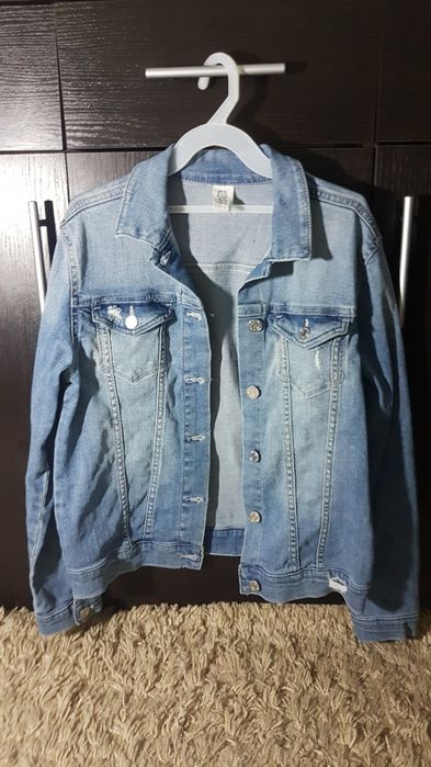 Kurtka jeansowa dziewczęca H&M