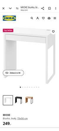 Biurko Micke Ikea