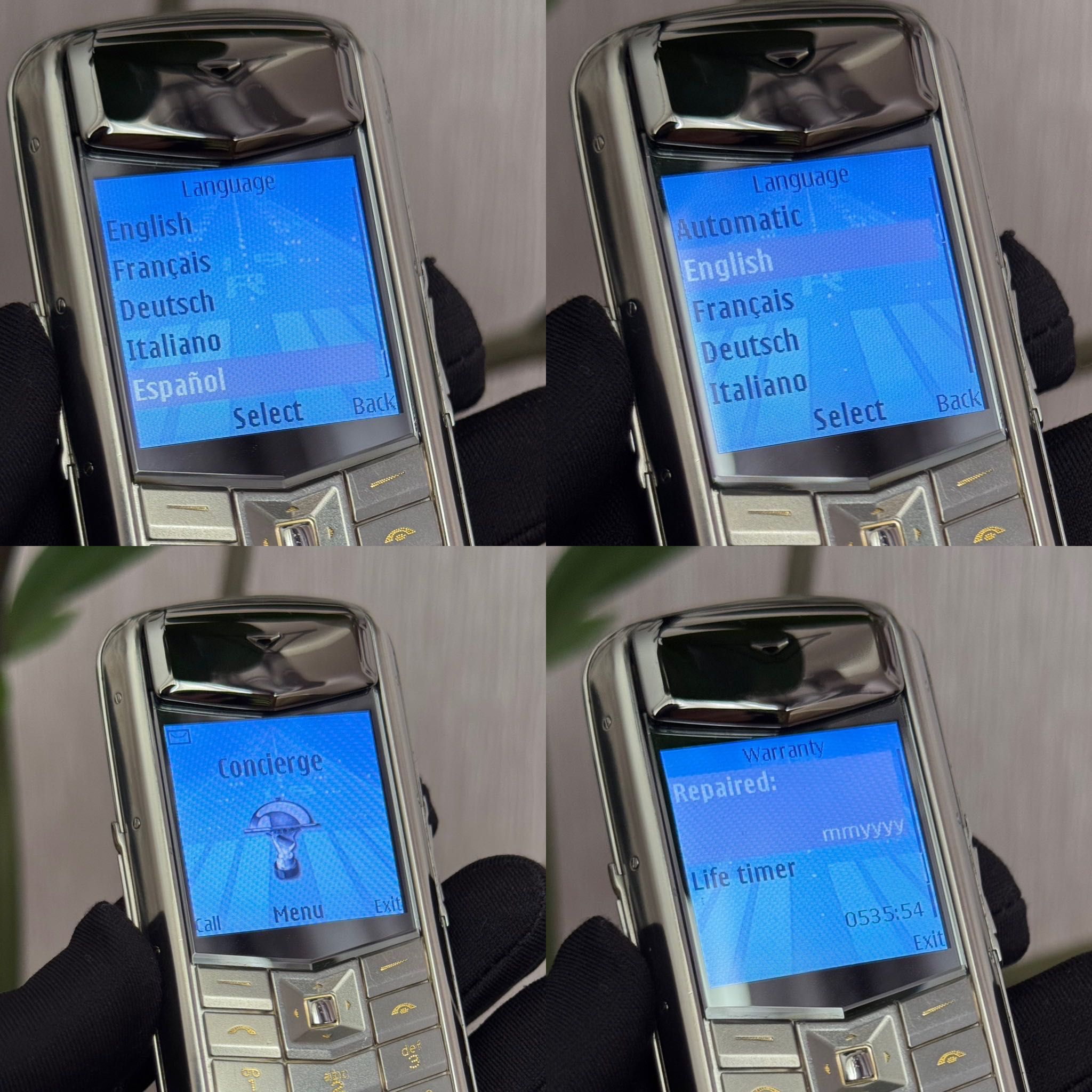 ОРИГИНАЛ Vertu Constellation C Cappuccino RHV-8 Made in U.K.