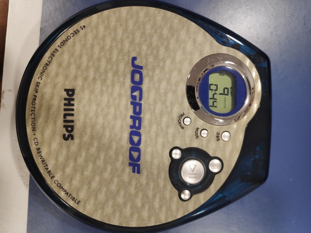 Leitor cd walkman Philips jogprof ax3201