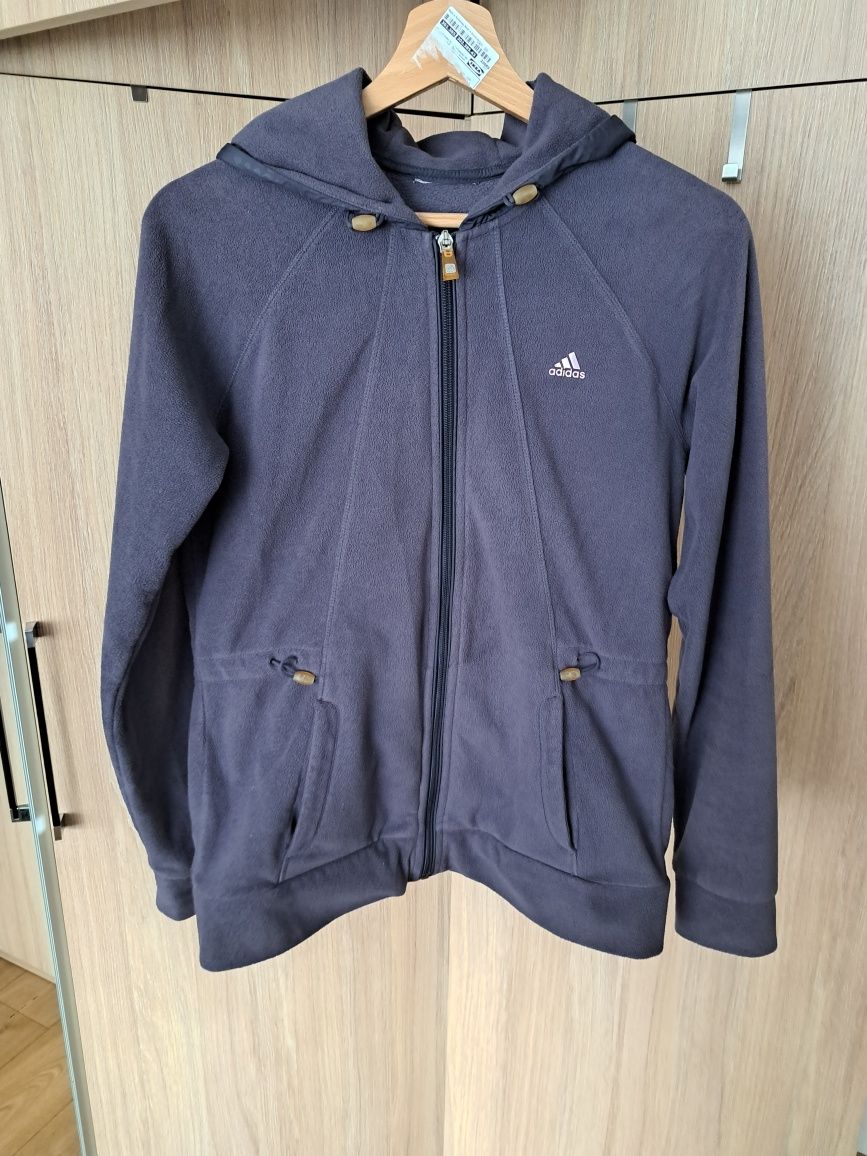 Adidas 38 m clima warm bluza polarowa grafitowa
