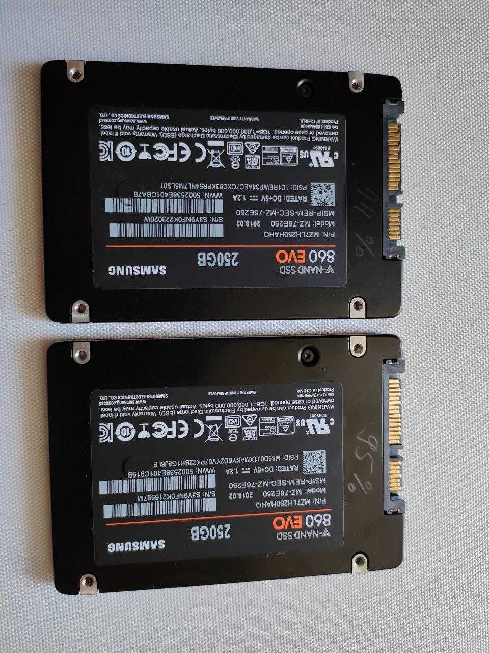 Накопичувачі SSD Samsung 860 Evo-Series 250GB