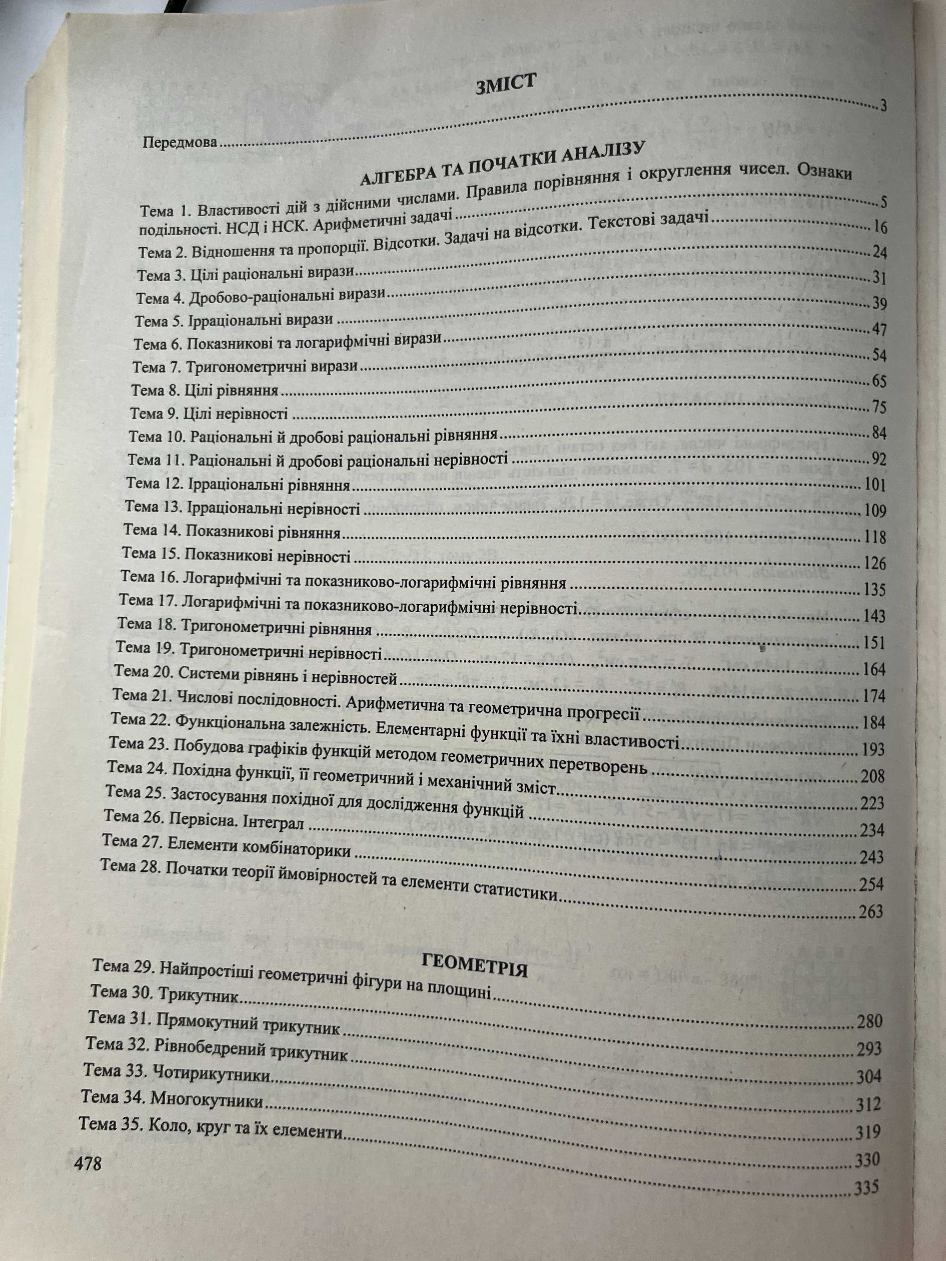 Книги ЗНО 2023 книга для підготовки до НМТ, поштучно або разом