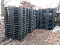 Palety plastikowe 130x110 skrzynki rozsączające