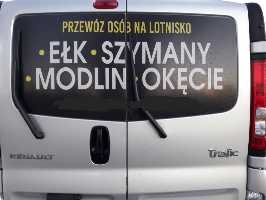 Przyjeżdżamy pod adres -EŁK-Lotnisko - SZYMANY-MODLIN-OKĘCIE .