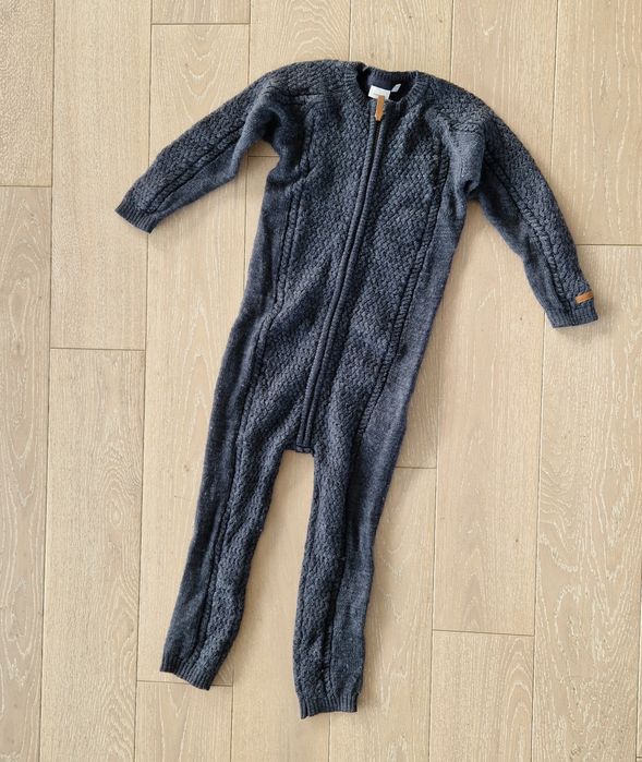 Kombinezon 100% merino gruby rozm. 110 Name it
