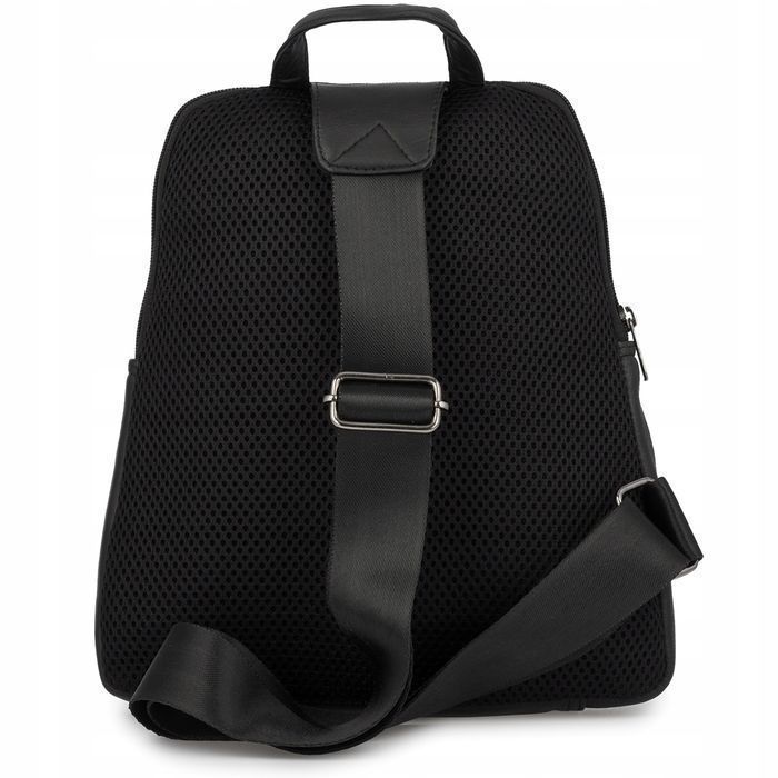 Czarna nerka ładna skórzana przez ramię crossbody męska modna torba