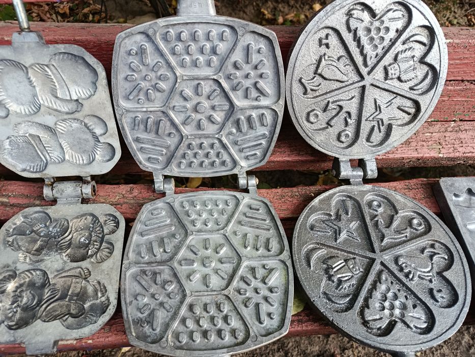 Форми для печива, цукерок, горішниця ведмедики вафельниця СССР