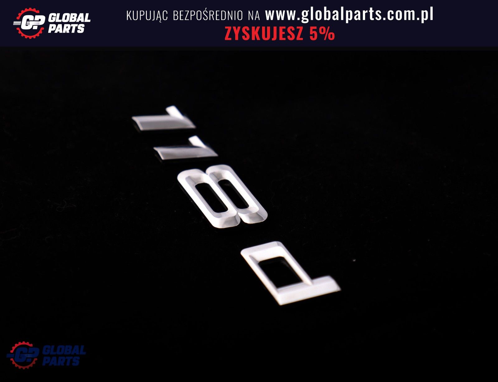 BMW E81 E87 Emblemat logo napis znaczek 118d