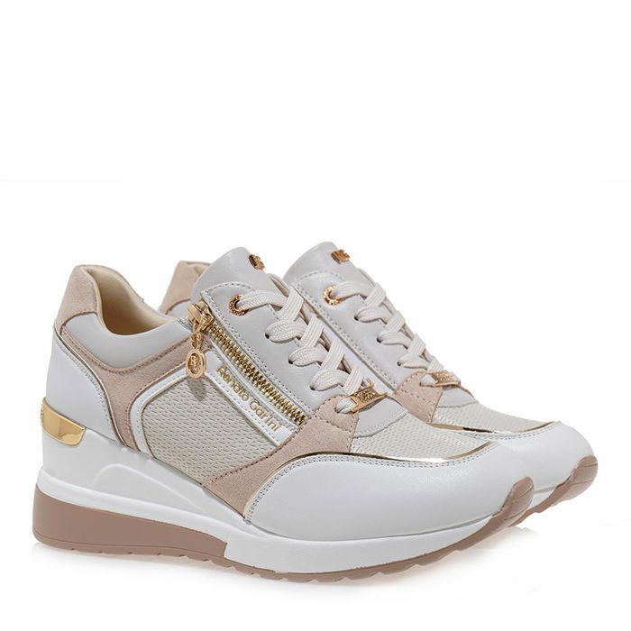 Культовые кроссовки сникерсы на танкетке платформе Renato Garini 38 р