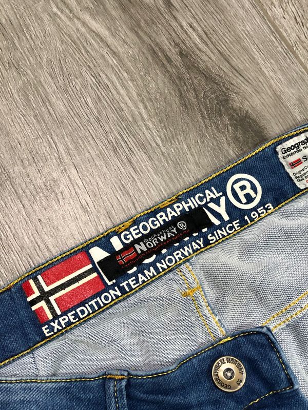 Geographical Norway Spodenki Jeansowe Męskie