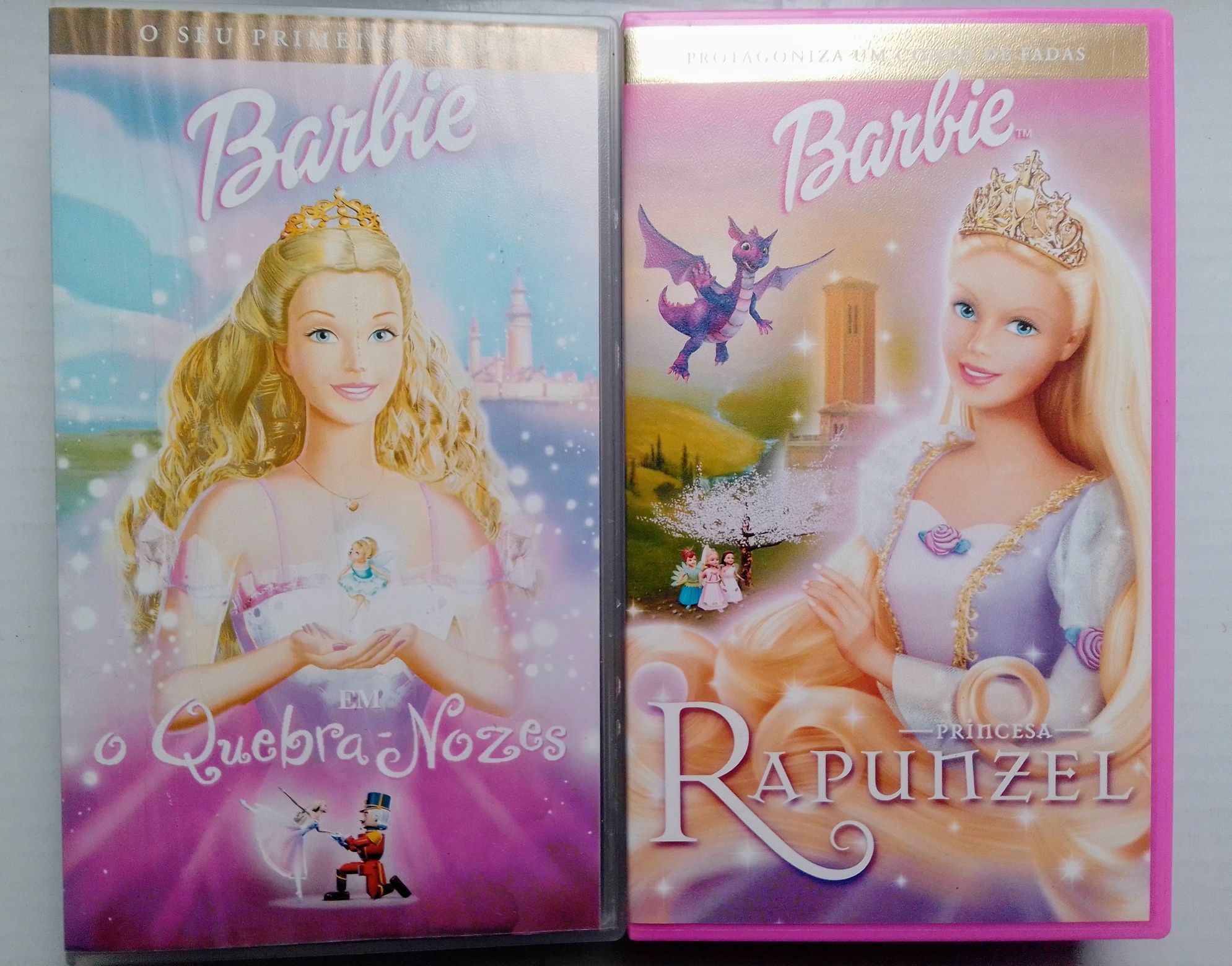 Cassetes VHS Barbie as duas 10€.