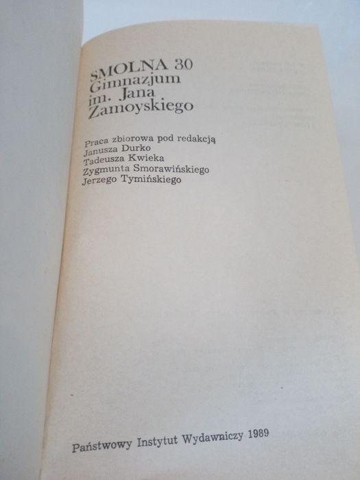 Smolna 30 Gimnazjum im Jana Zamoyskiego - Durka