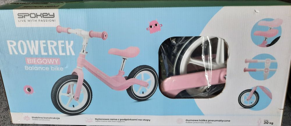 OKAZJA Rowerek biegowy nowy