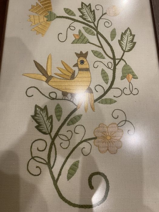 Quadro bordado de Castelo Branco