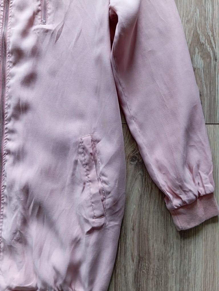 Bershka - długa kurtka damska (bomberka)