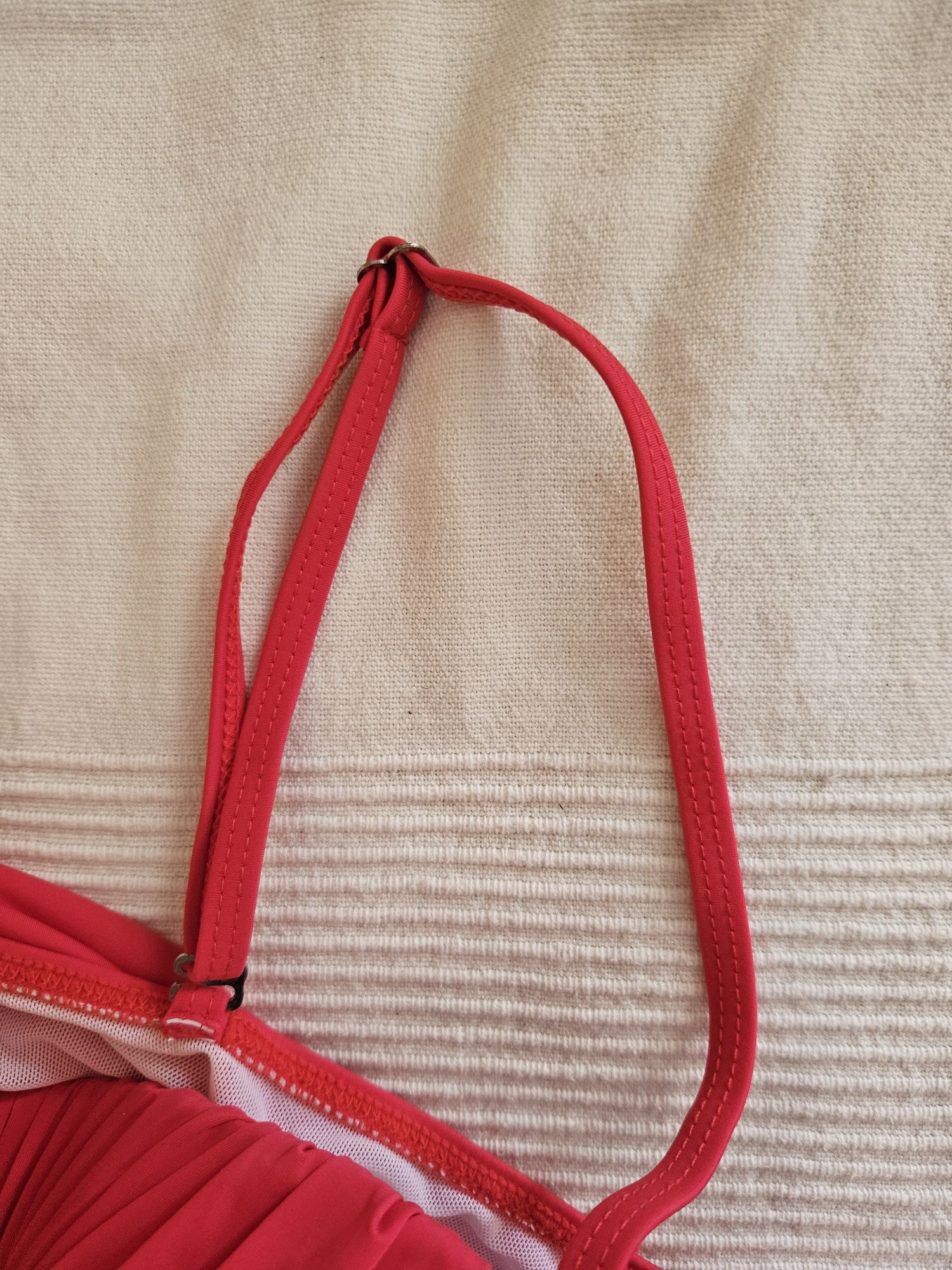 NOWA sukienka kąpielowa BONPRIX różowa/ strój kąpielowy r44, 85C