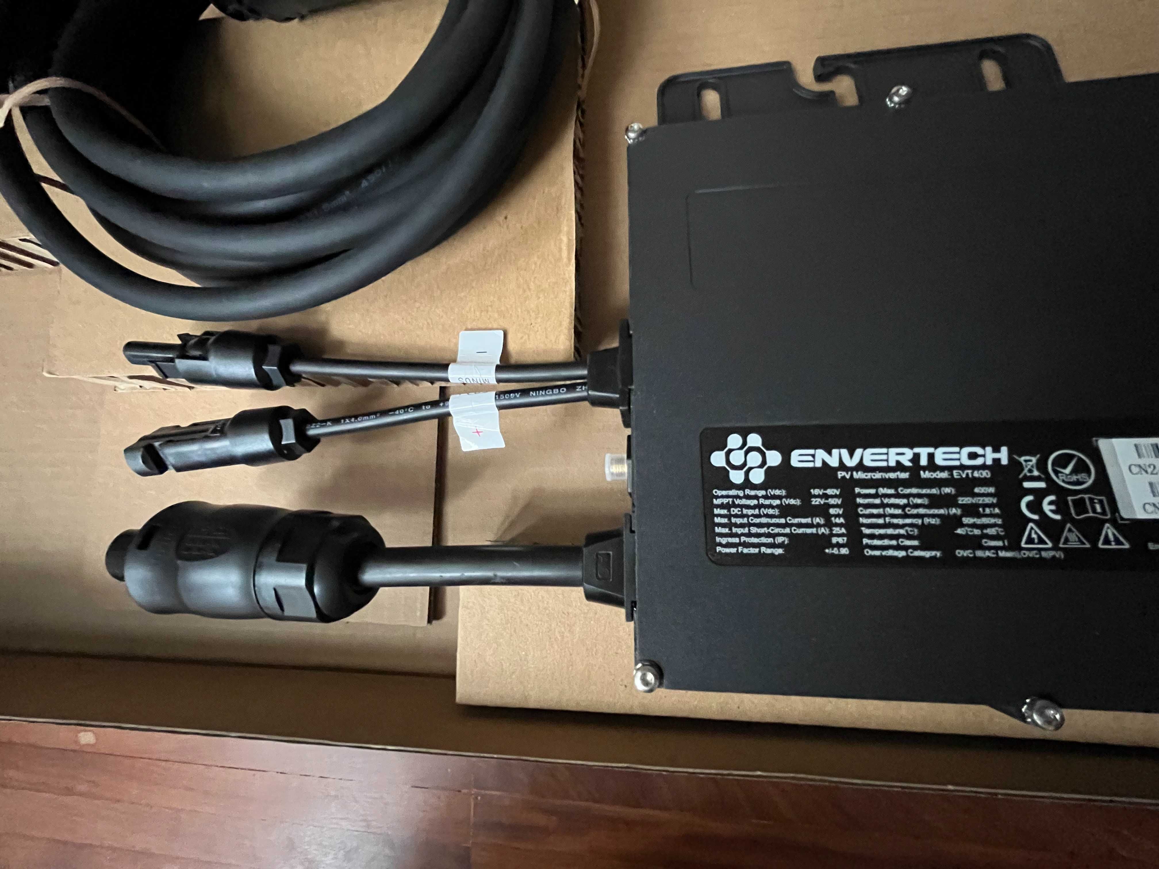 Mikro falownik inwerter ENVERTECH EVT400-B + kabel AC 5m. 400W nowy