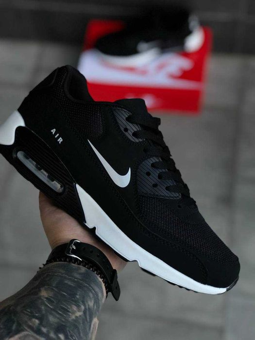 Nike Air Max 90 черные мужские кросовки Найк 90 / кросівки Найк 90