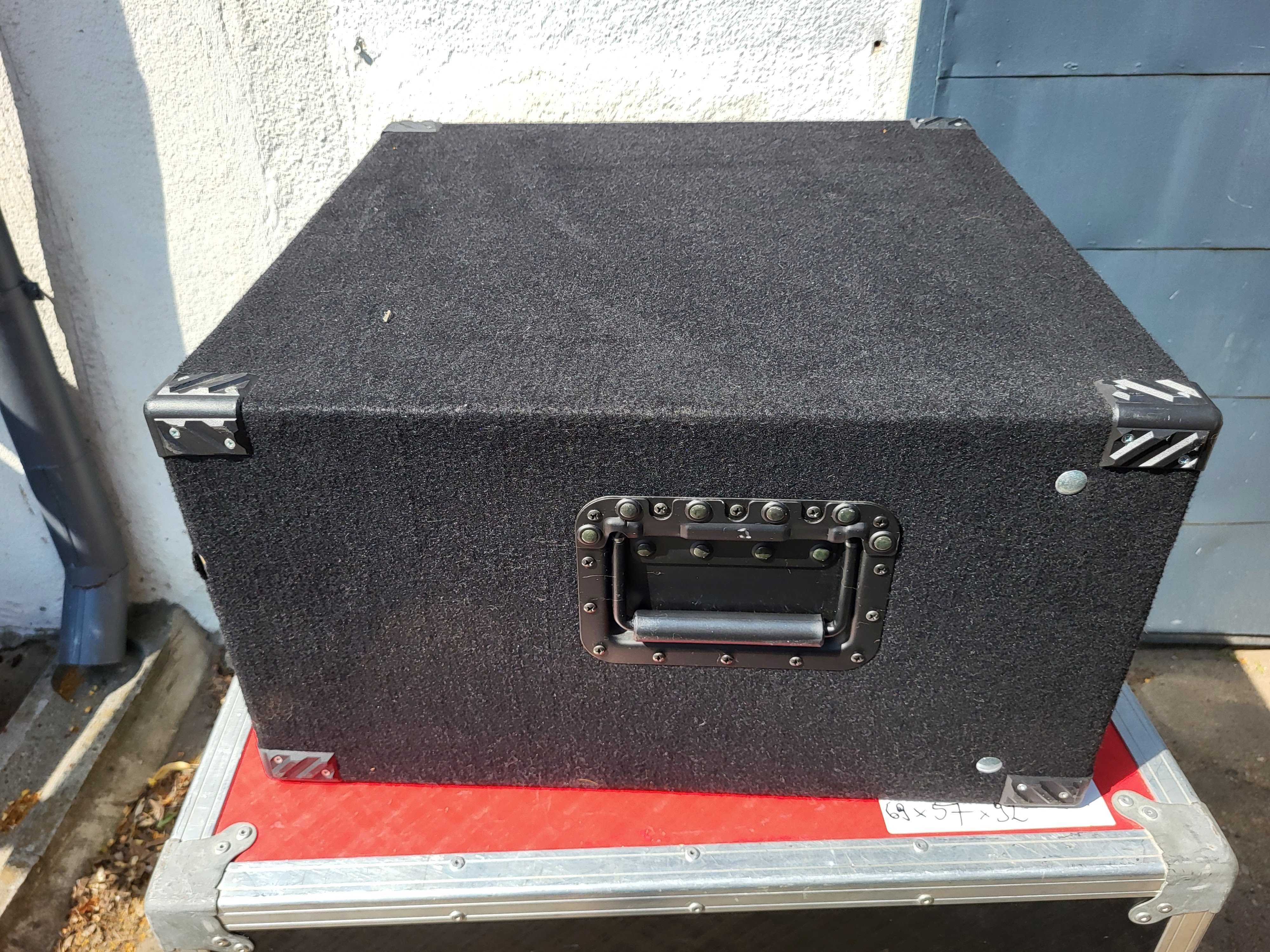 Stojak RACK 6U 19cali  gł. 50cm drewno w kocu / FAKTURA /