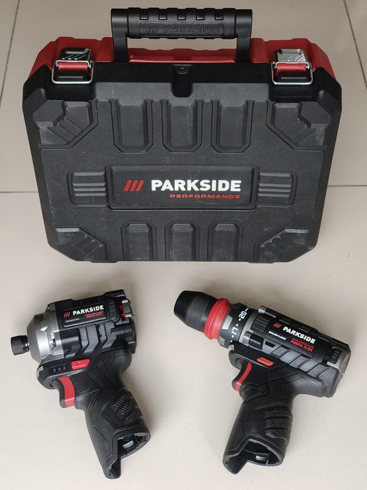 Zestaw PARKSIDE PERFORMANCE wiertarko-wkrętarka + zakrętarka udarowa