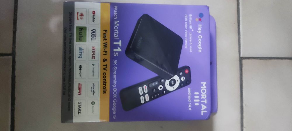 Box Android TV C/Comando de voz