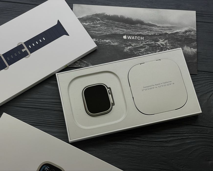 Apple Watch Ultra 2 49mm Blue Ocean Band (MREG3) Магазин Гарантія