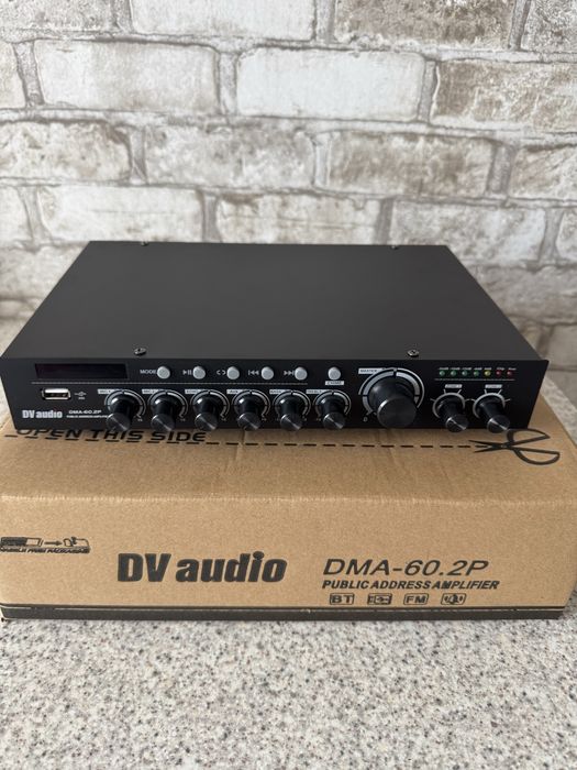 Трансляційний мікшер-підсилювач з USB DV audio DMA-60.2P