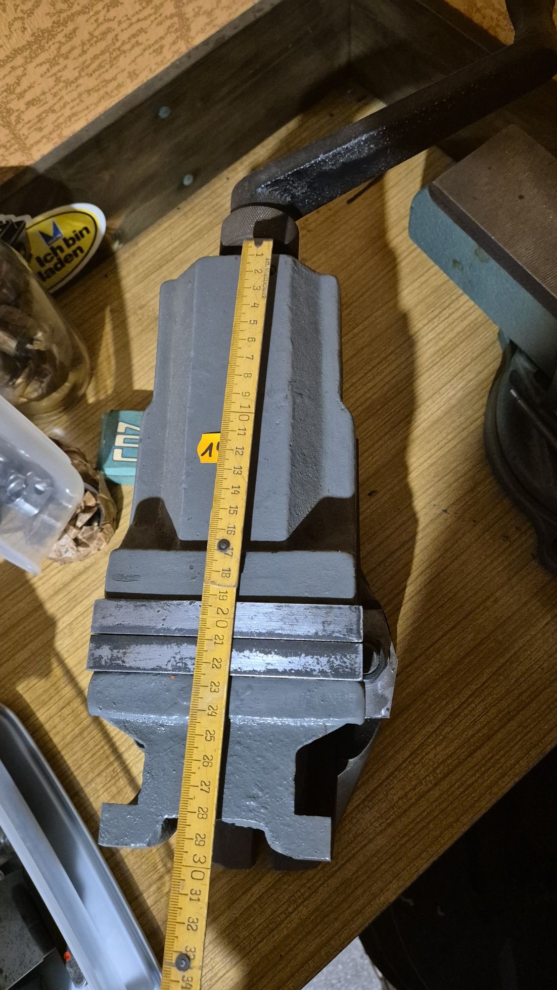 Imadło maszynowe 125 mm kołyskow frezarka Tokarka Bizon uchylno obroto