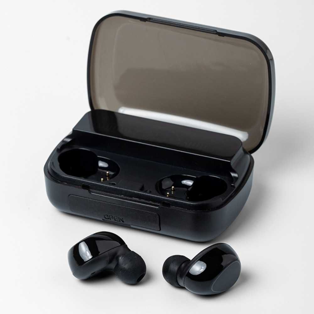 Бездротові Bluetooth навушники з дисплеєм та мікрофоном TWS M10