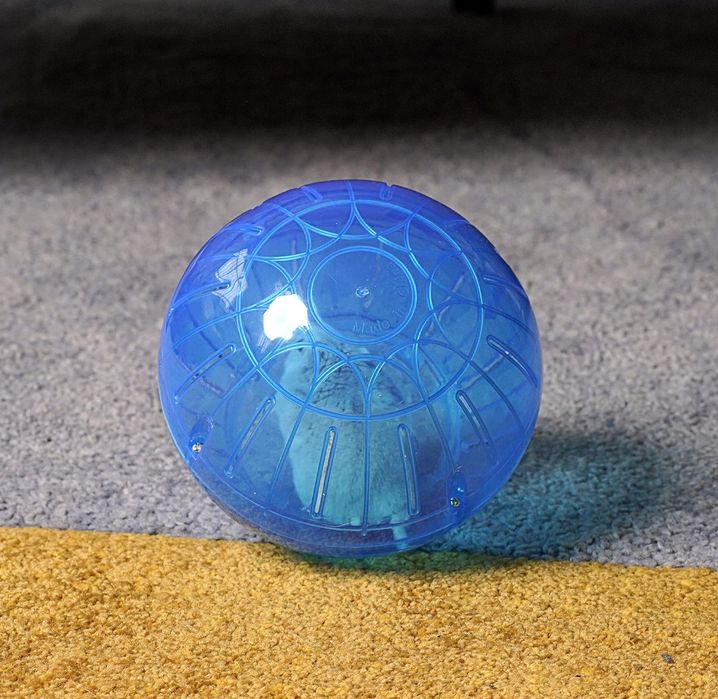 Chomik Zabawka Dla Gryzoni 14Cm Niebieski Powystawowy