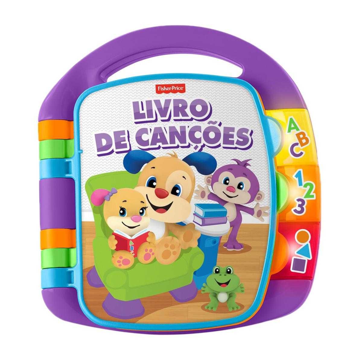 Livro de Canções do Cãozinho Aprender e Brincar Fisher Price (Usado)